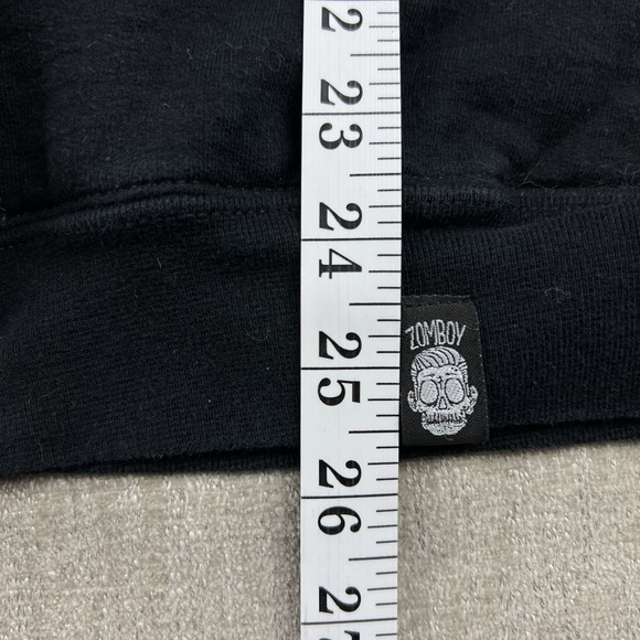 Zomboy DJ Band Hoodie Medium Concert Merch Zombie SKULL HEART Dubstep EDM Rave - Picture 8 of 9